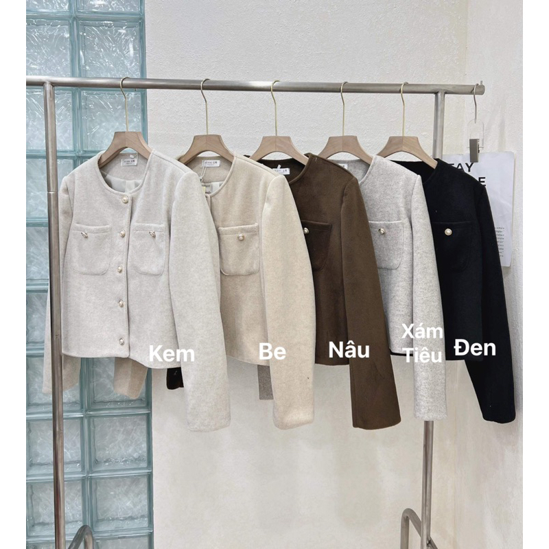 Áo dạ cúc đồng AD863 Nana21 Nanastore21