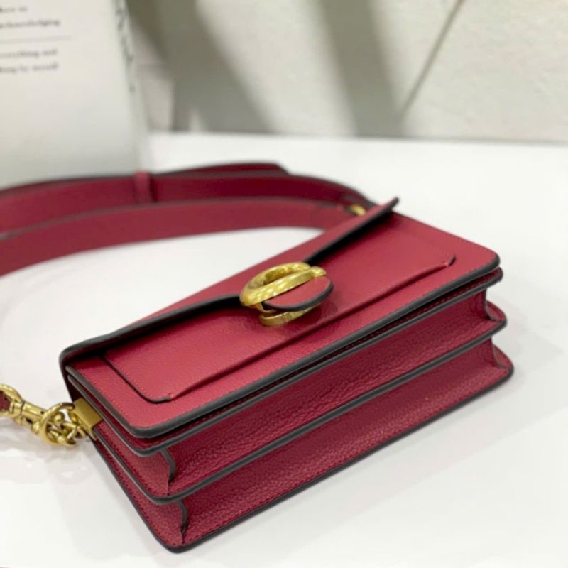 Túi Coac.h Tabby 20 Polished Pebble Leather Shoulder Bag💚 Mẫu clutch mới cực sang