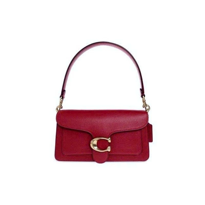 Túi Coac.h Tabby 20 Polished Pebble Leather Shoulder Bag💚 Mẫu clutch mới cực sang