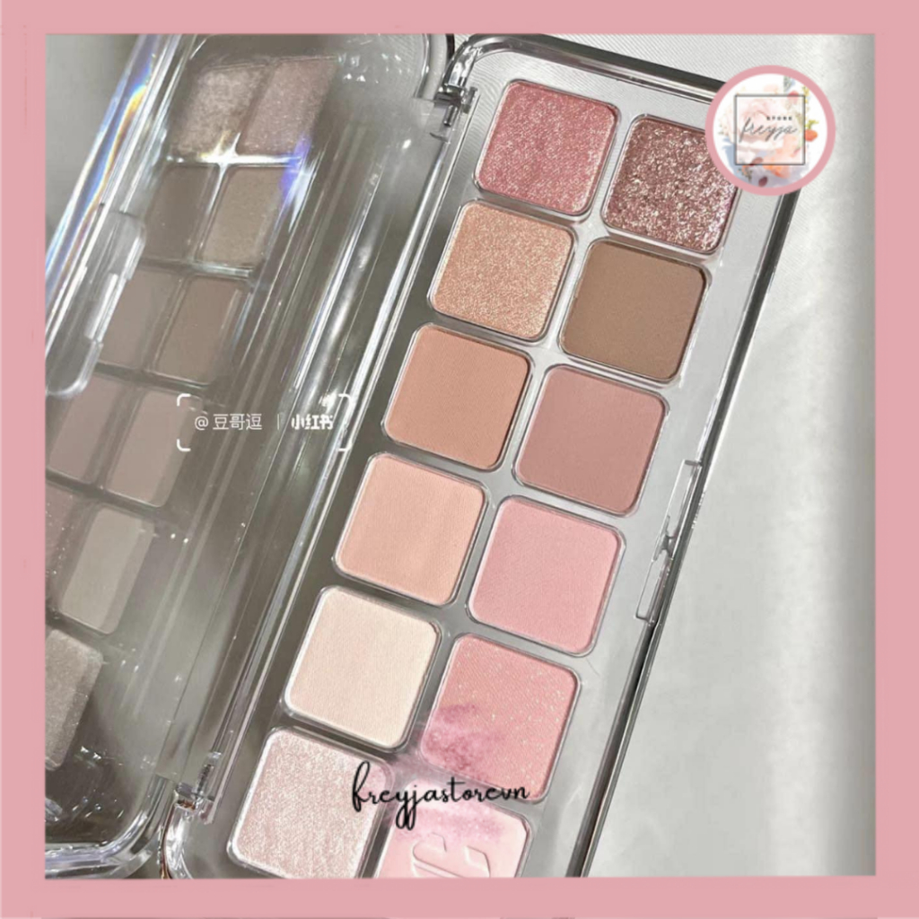 Bảng Mắt Clio Pro Eye Palette Air 12 ô - Phiên bản cái tiến chất phấn mềm bám phấn tốt, phù hợp make cả 4 mùa trong năm