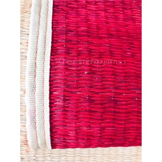Chiếu cói in hoa 1m8-2m2 có viền