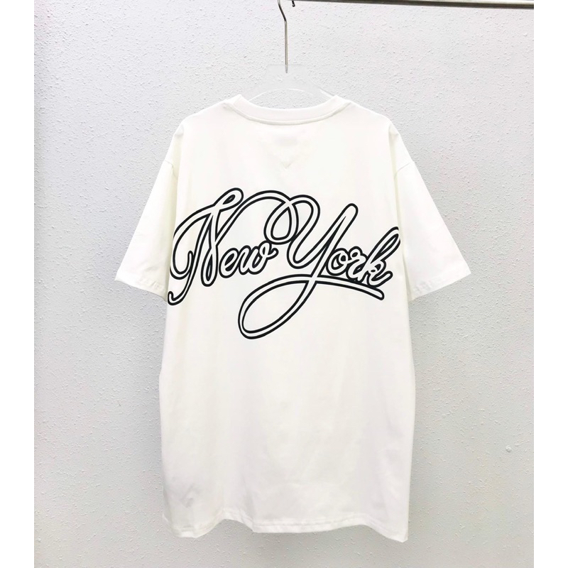 Áo Thun MLB x E.RA Big Logo 100% Cotton - Áo Phông Form Unisex Đầy Đủ Tem Tag MLB 019