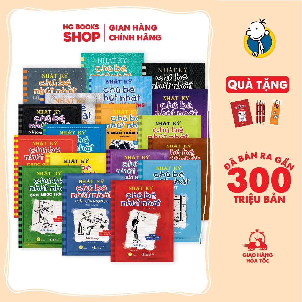 Nhật ký Chú Bé Nhút Nhát - Diary of a Wimpy Kid: Tập 18 - Out Trình. Bản Tiếng Việt . Đã Bán 300 Triệu Bản