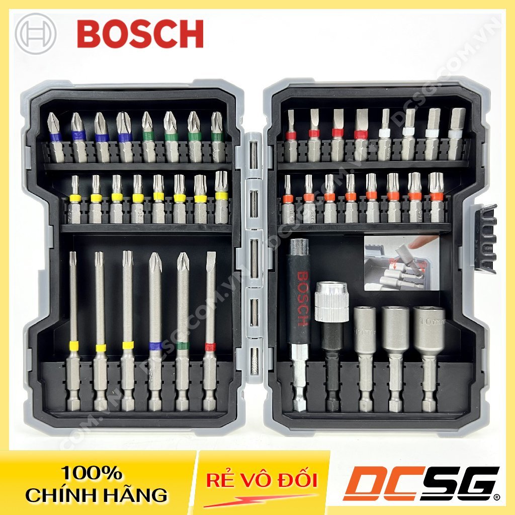Bộ mũi vít nhiều màu 43 chi tiết Bosch 2607017164 | DCSG