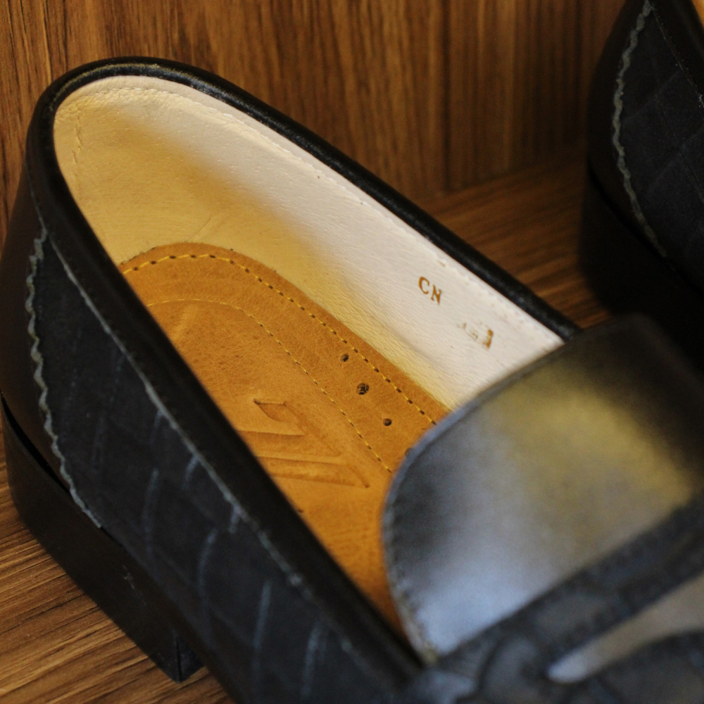 Giày lười da nam  Zenlee Patina LTDVL01 giày da lười kiểu dáng Tassel Loafer in đai vân da bê thật bảo hành trọn đời