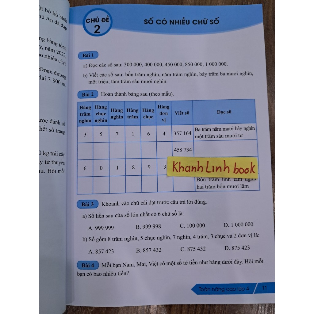 Sách - Toán Nâng Cao Lớp 4 - Biên soạn theo chương trình GDPT mới