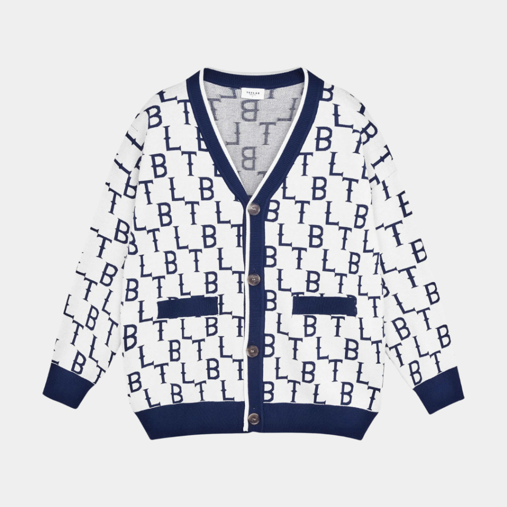 Áo Khoác Cardigan Local Brand Unisex Teelab monogram AK078