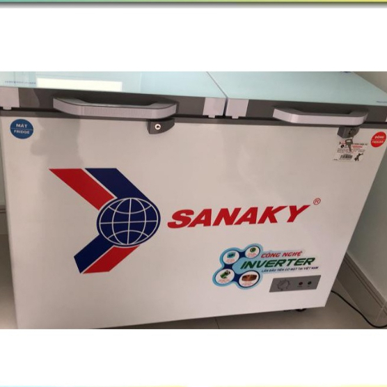 Tủ đông Inverter SANAKY 220 lít VH-2899W4K - MẶT KÍNH CƯỜNG LỰC, 1 NGĂN ĐÔNG 1 NGĂN MÁT - BẢO HÀNH CHÍNH HÃNG 2 NĂM