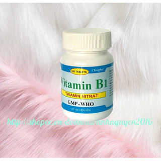 VITAMIN  B1 chai 100 viên -  Hỗ trợ trong các trường hợp đau nhức dây thần kinh