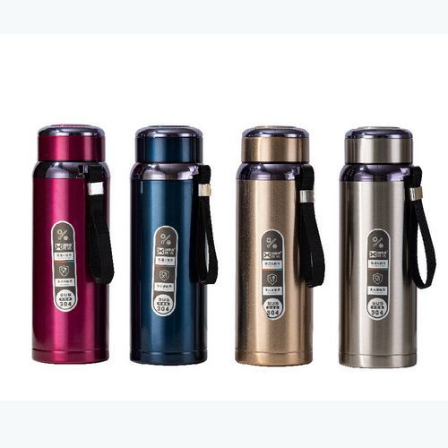 Bình giữ nhiệt 1 LÍT INOX SUS 304 kiểu dáng thể thao, nắp đính kim cương, có tấm lọc trà, Giữ Nhiệt Lên Đến 30 Tiếng
