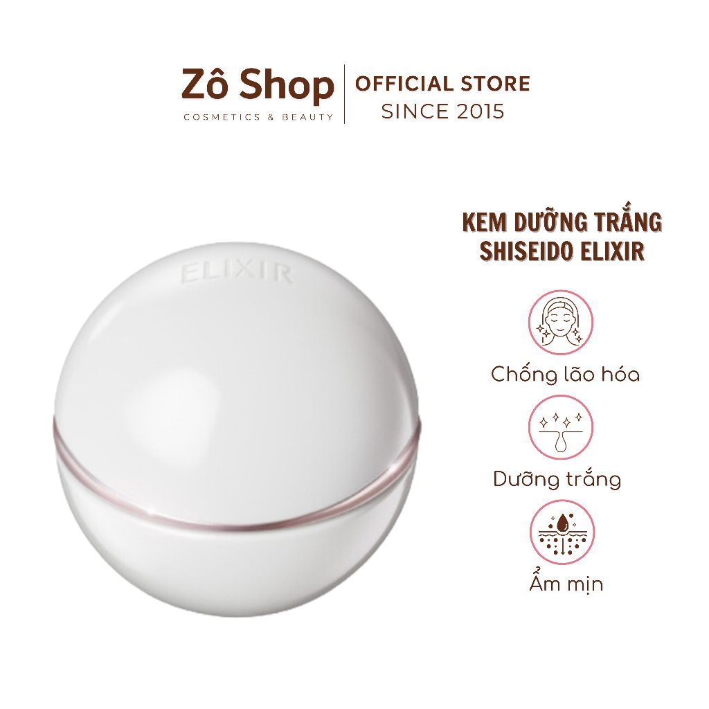 Kem Elixir Brightening dưỡng trắng, chống lão hóa 50g