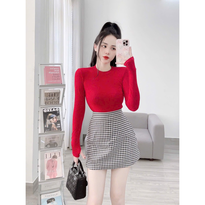 ÁO XỎ NGÓN THUN NHŨ TAY DÀI  HOTTREND DÀNH CHO NỮ