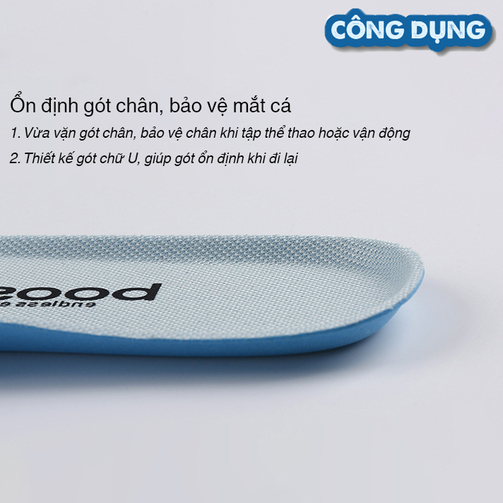 Cặp lót giày thể thao siêu nhẹ êm chân Thoáng Khí Ximo LGTT24