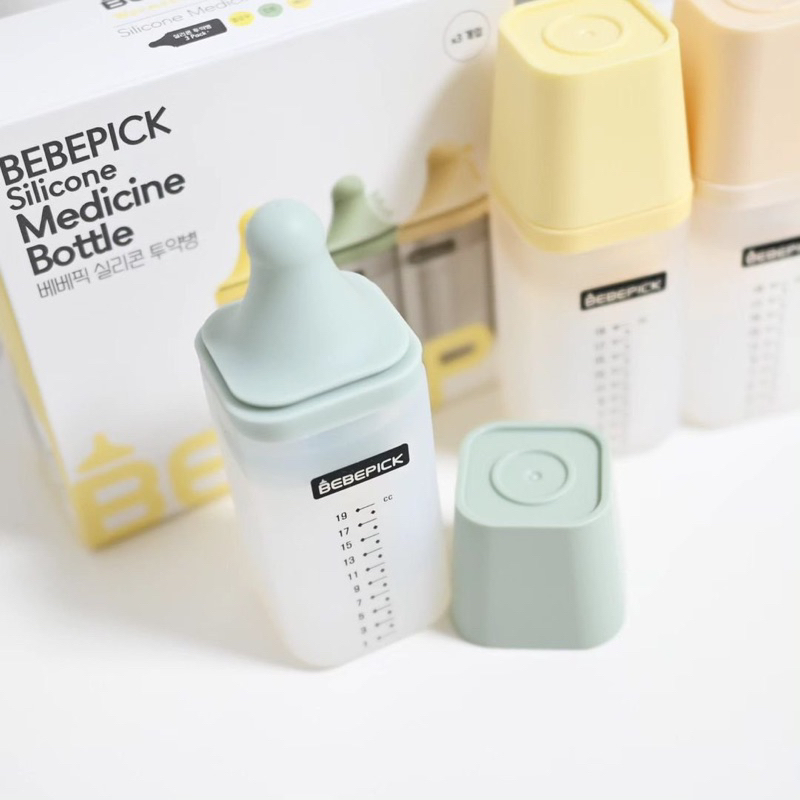 Lọ silicon mini uống vitamin Bebepick 20ml