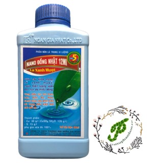 Nano đồng nhật 12mi - phân bón lá trung vi lượng - #352a# 480ml