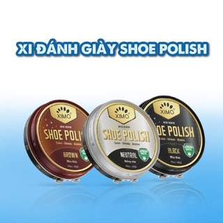 Hộp xi sáp đánh giày da shoe polish ximo 50ml