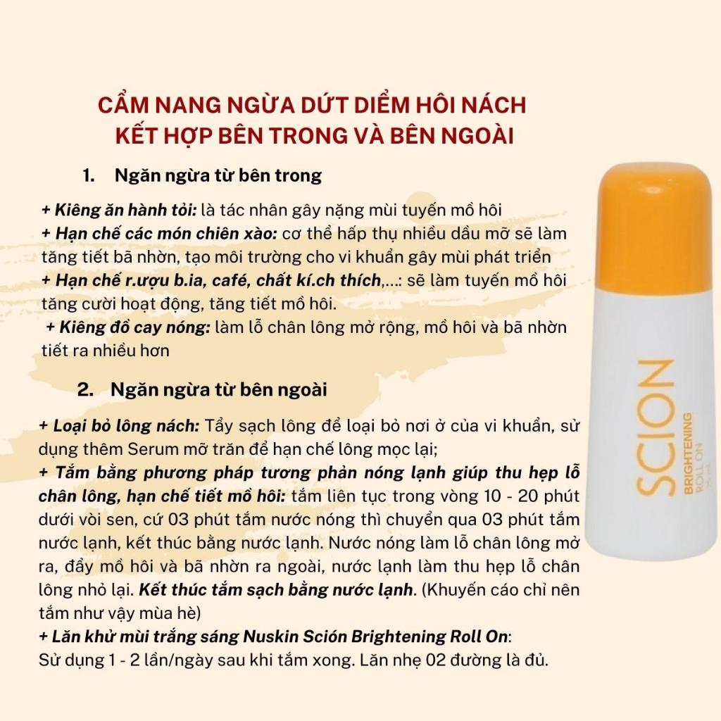 Lăn khử mùi Scion Nuskin 75ml