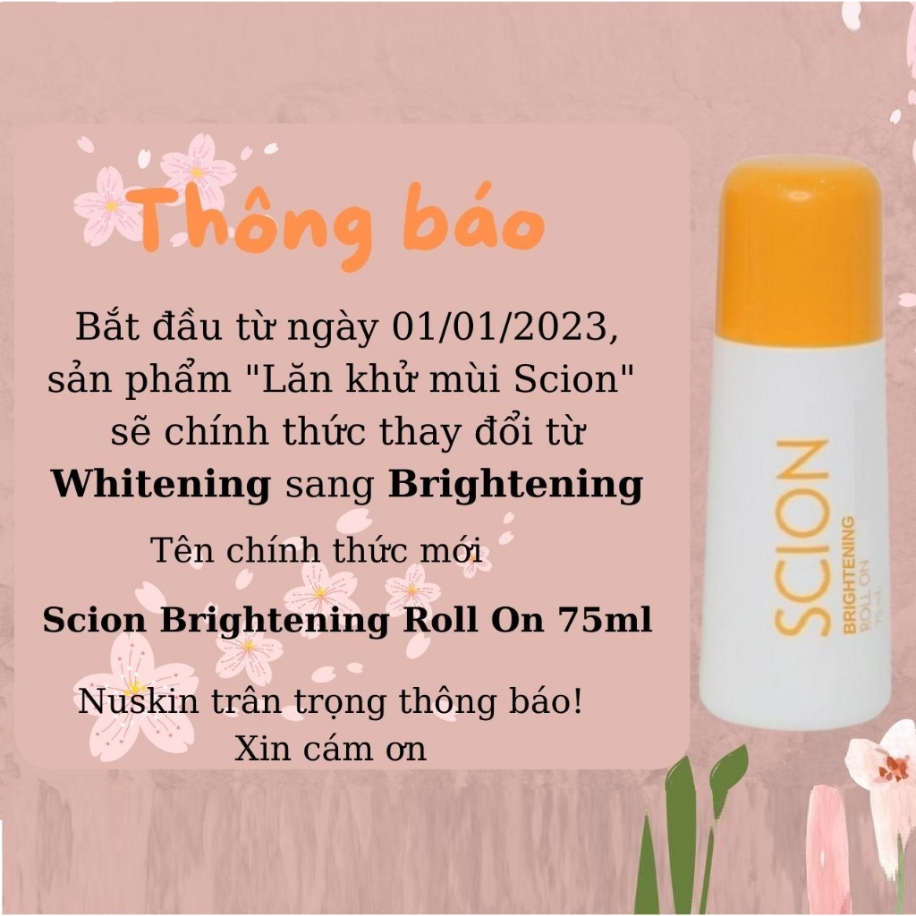 Lăn khử mùi Scion Nuskin 75ml