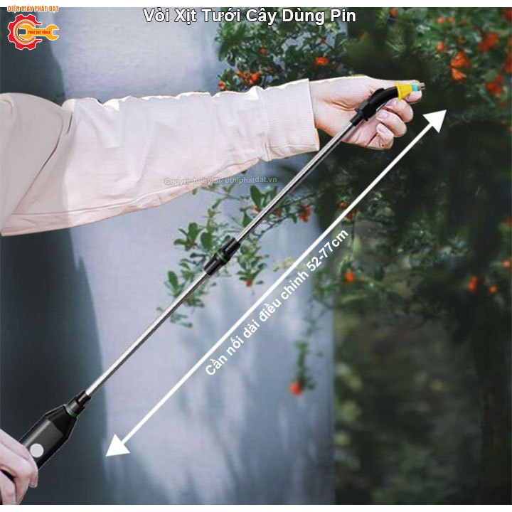 Vòi Tưới Xịt Cây Cầm Tay Dùng Pin