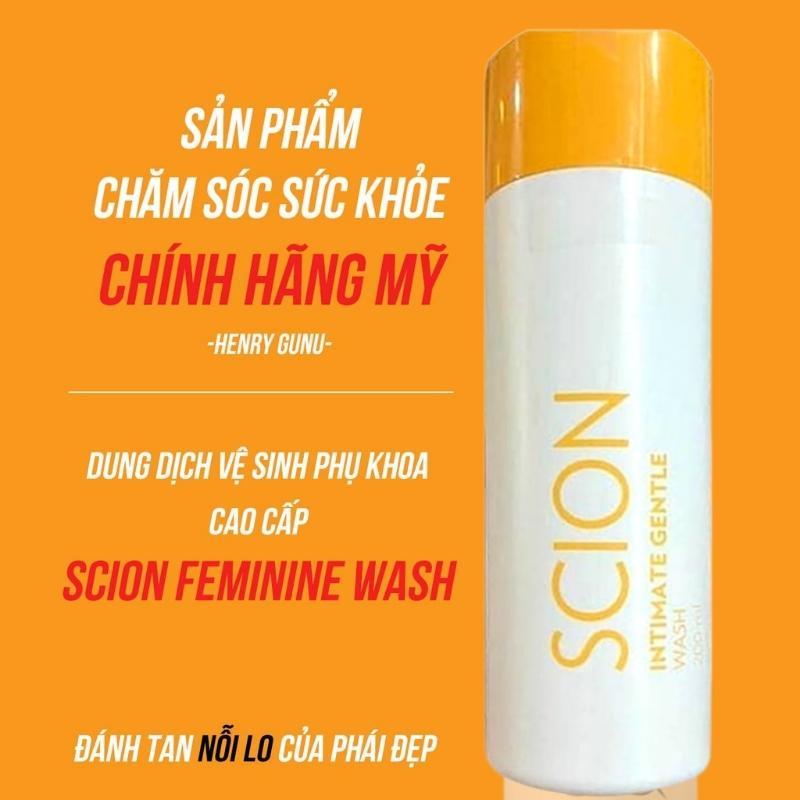 Dung Dịch Vệ Sinh Phụ Nữ Nuskin Scion Intimate Gentle Wash 200ml sạch sẽ
