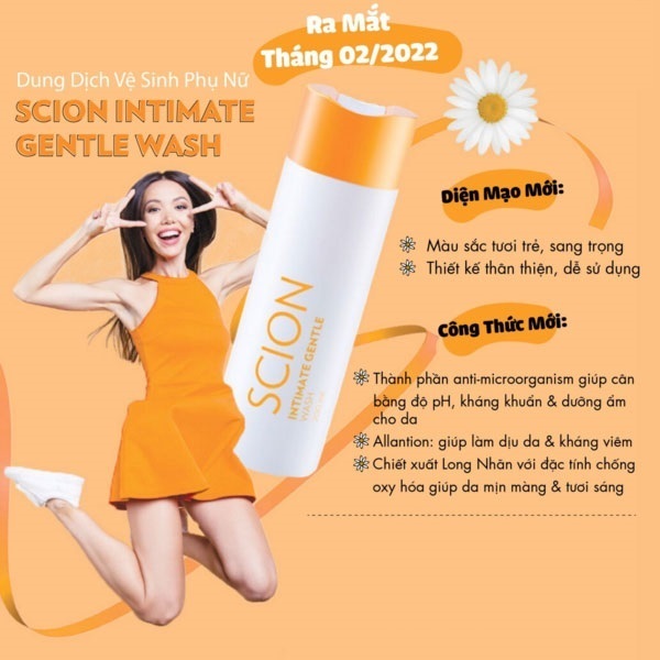 Dung Dịch Vệ Sinh Phụ Nữ Nuskin Scion Intimate Gentle Wash 200ml sạch sẽ
