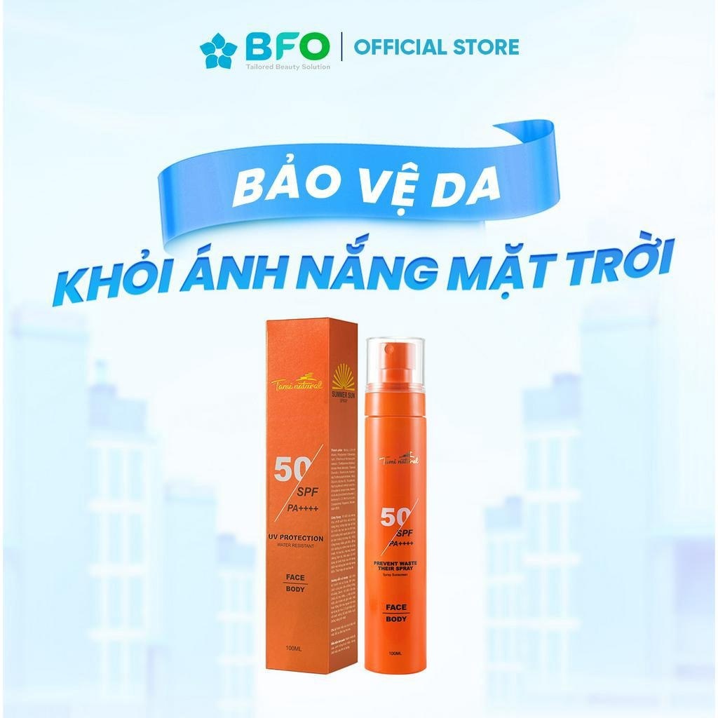 Kem Chống Nắng Nâng Tone Tami Natural Giúp Chống Nắng Nâng Tone Summer SUN Spray SPF 50 PA++++ Dung Tích 100ml