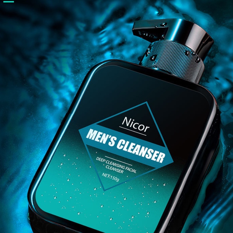 Sửa rửa mặt nam sạch sâu dưỡng trắng da Nicor 150g, Sửa rửa mặt trắng da nam cho da sáng bóng săn chắc đầy nam tính