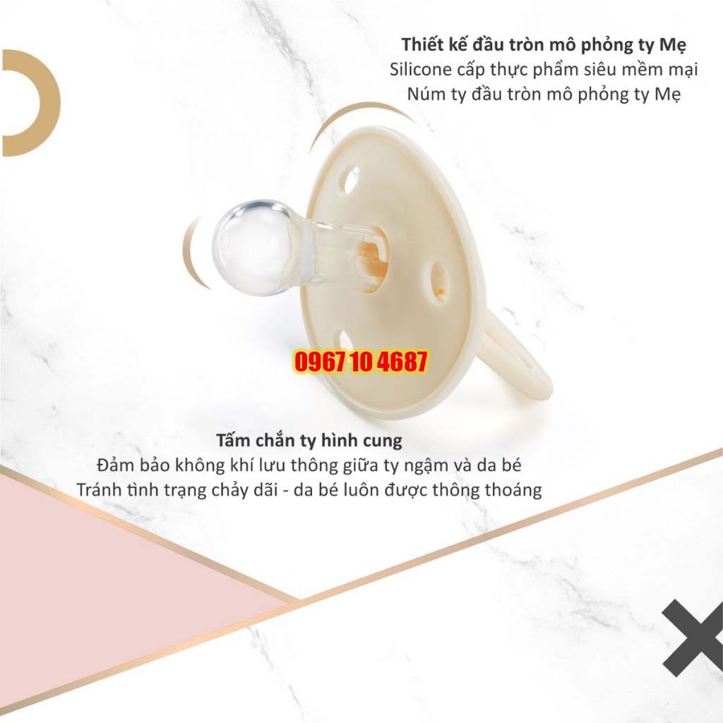 Ty ngậm, ty giả silicone cao cấp cho bé từ 0th đến trên 6th KU-PLUS KU.KU DUCKBILL KU5521/KU5522