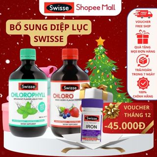 Nước diệp lục Swisse thải độc giúp làm sáng da