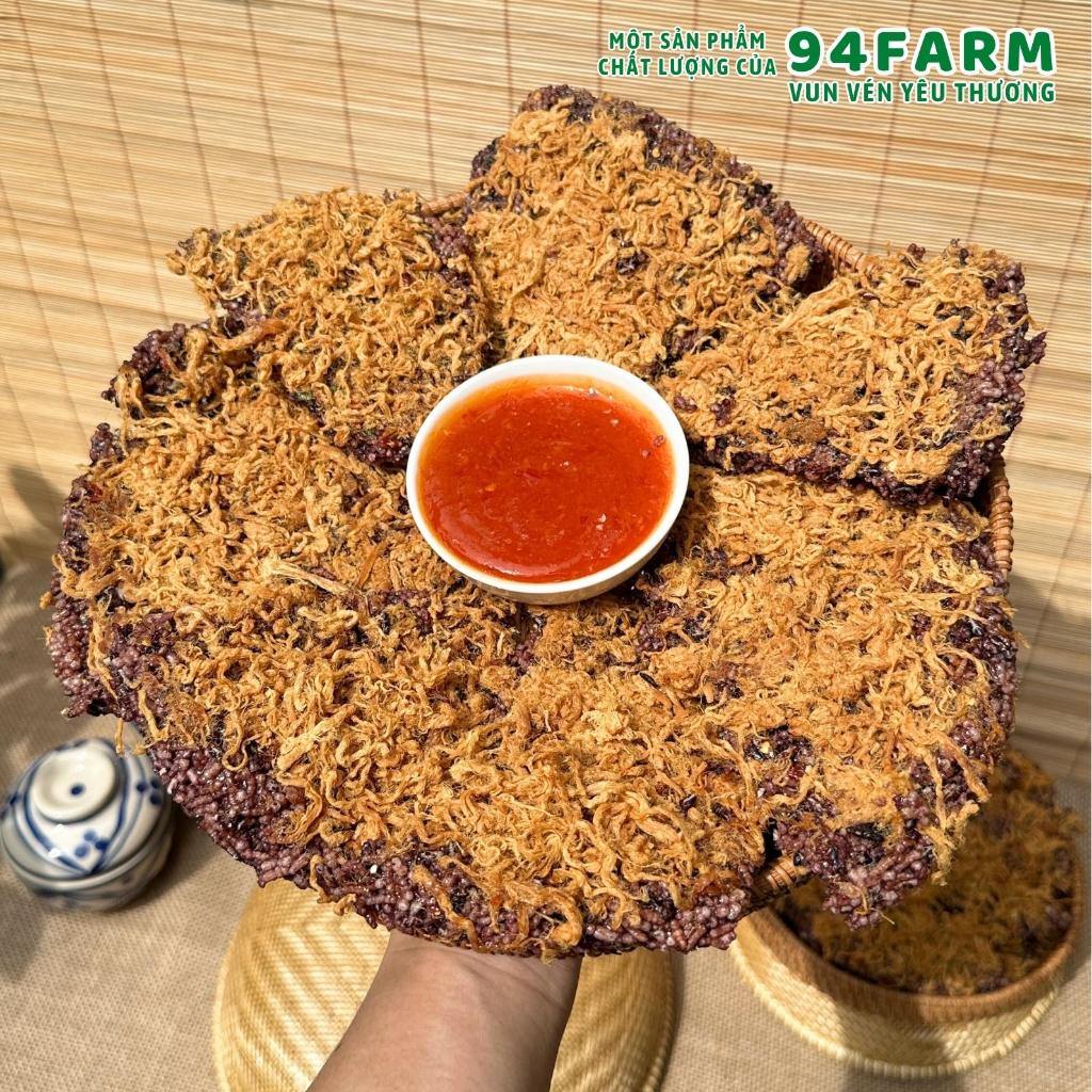 Cơm cháy đáy nồi Gạo lứt Siêu chà bông - kèm sốt xí muội khi mua 1 kg - 94farm