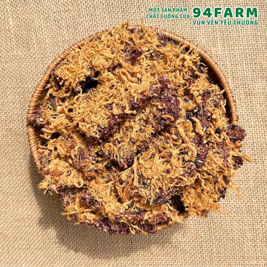 Cơm cháy đáy nồi Gạo lứt Siêu chà bông - kèm sốt xí muội khi mua 1 kg - 94farm