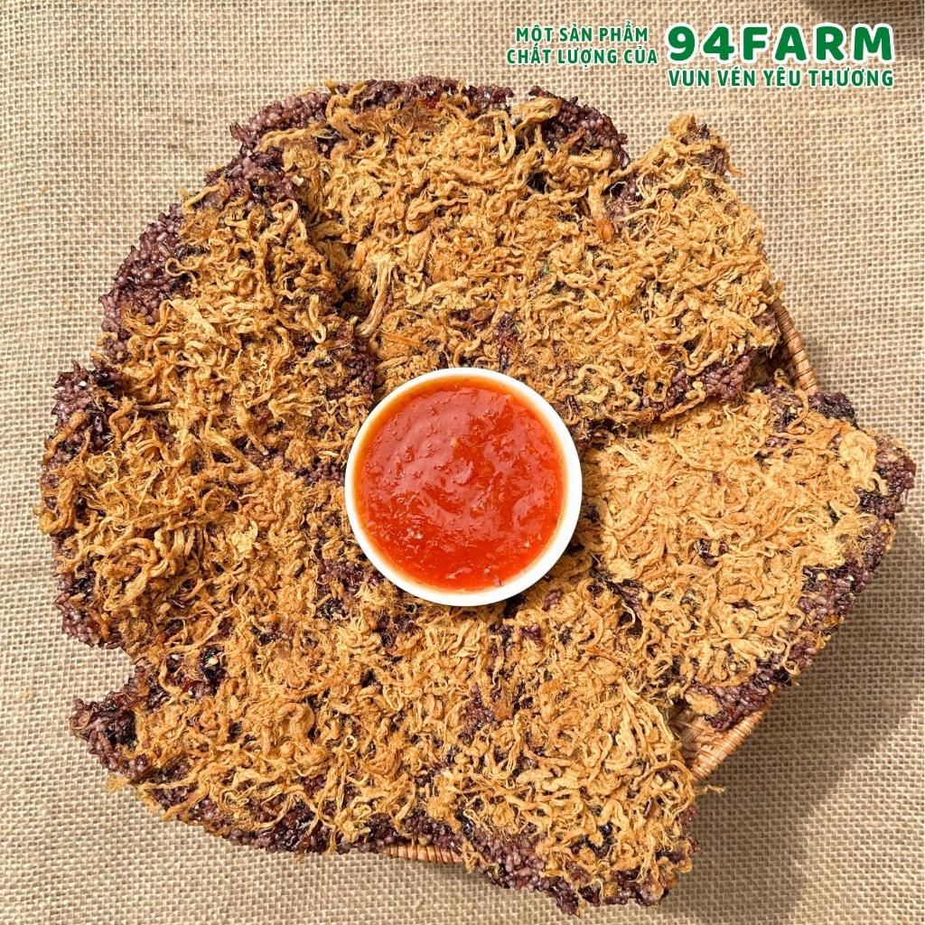 Cơm cháy đáy nồi Gạo lứt Siêu chà bông - kèm sốt xí muội khi mua 1 kg - 94farm