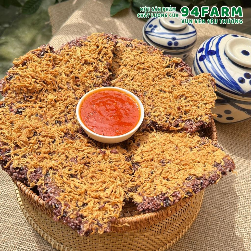 Cơm cháy đáy nồi Gạo lứt Siêu chà bông - kèm sốt xí muội khi mua 1 kg - 94farm