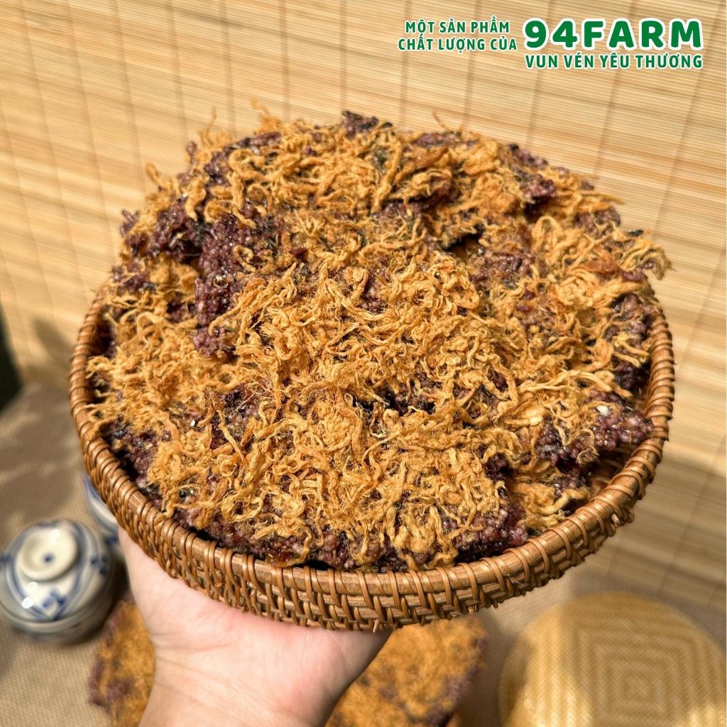 Cơm cháy đáy nồi Gạo lứt Siêu chà bông - kèm sốt xí muội khi mua 1 kg - 94farm