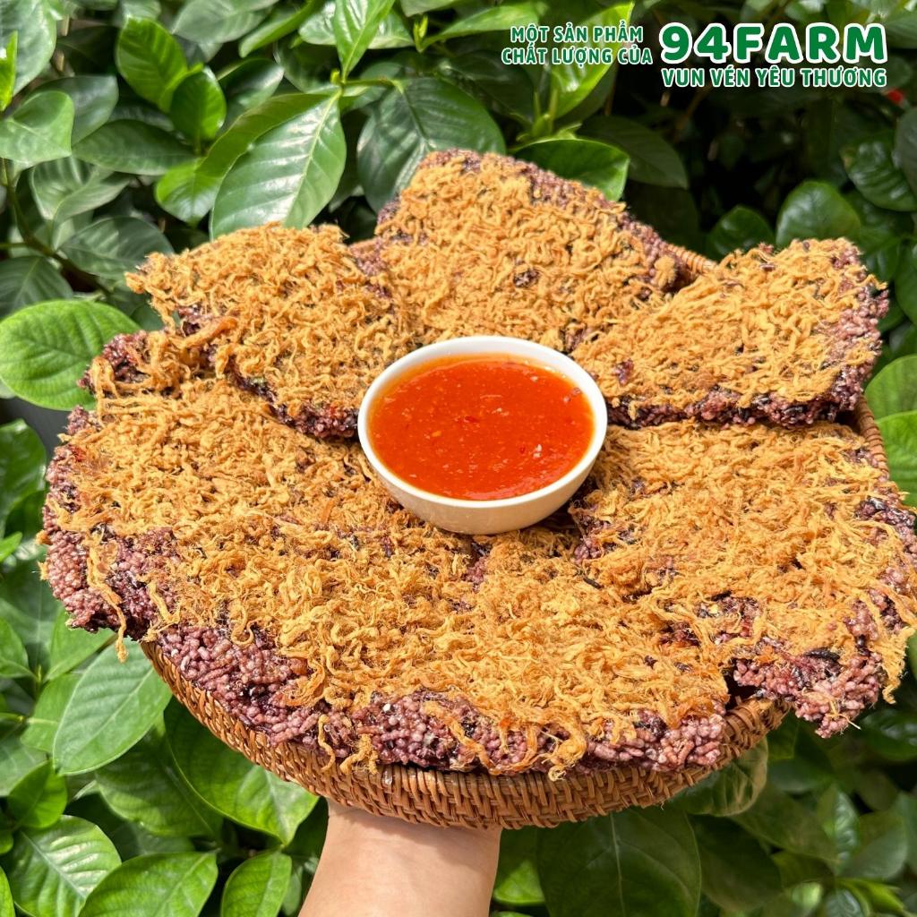 Cơm cháy đáy nồi Gạo lứt Siêu chà bông - kèm sốt xí muội khi mua 1 kg - 94farm