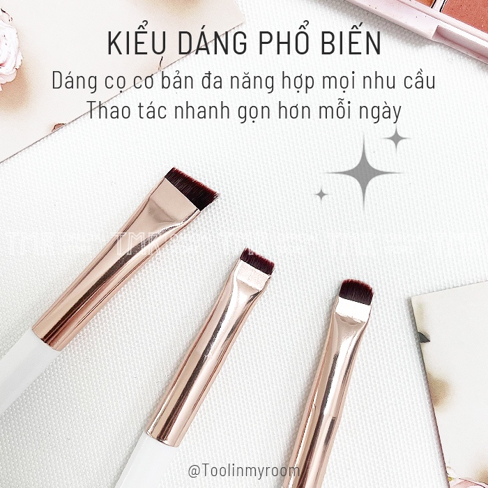 Bộ 3 Cọ Mắt Trang Điểm Kẻ Mắt Kẻ Lông Mày Thu Hút TMR Eye Makeup UT330 Set