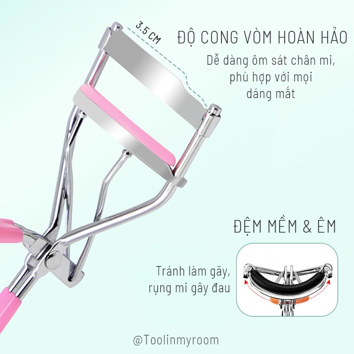 TMR Kẹp Bấm Mi Tơi Và Cong Đều 3 Màu Navy Tiện Lợi Hiệu Quả Tức Thì Chất Liệu Thép Không Gỉ Chắc Chắn