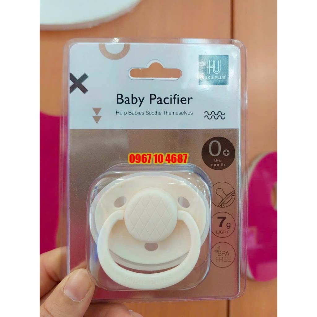 Ty ngậm, ty giả silicone cao cấp cho bé từ 0th đến trên 6th KU-PLUS KU.KU DUCKBILL KU5521/KU5522
