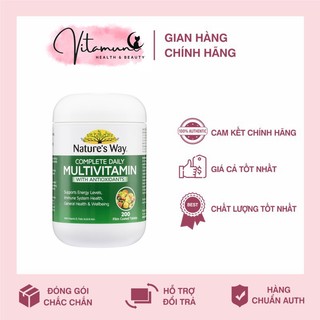 Vitamin tổng hợp và tảo biển Úc Nature's Way Multivitamin 200 viên, Vitamin tổng hợp Multi Nature's way Úc