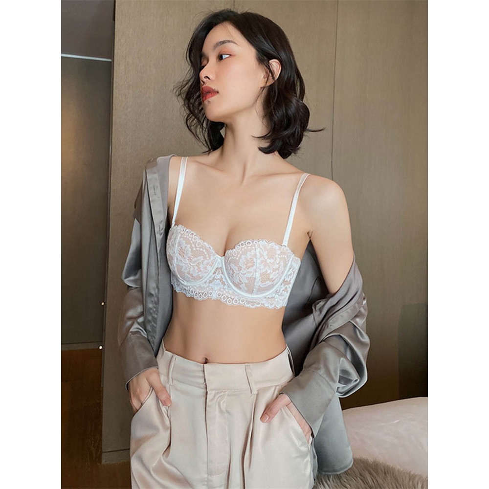 Áo Ngực Cup Ôm Ren Cao Cấp Có Gọng Đệm Mút Vừa Chính Hãng RANRAN
