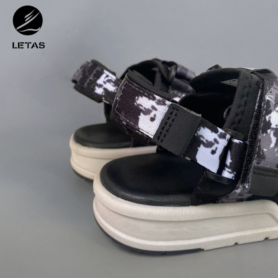 Giày sandal nam nữ unisex letas d1001 cá tính, dép quai hậu 3 quai đế cao êm, xăng đan đi chơi đi học.