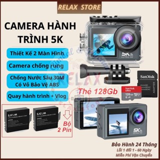 Camera hành trình 5K, Cam hành trình ô tô chống rung, đi phượt gắn xe máy, Ô tô, Mũ bảo hiểm rẻ hơn Gopro