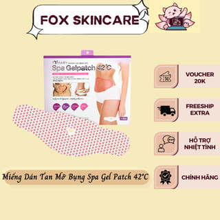 Miếng dán tan mỡ bụng hàn quốc ttmary spa gel patch 42 độ