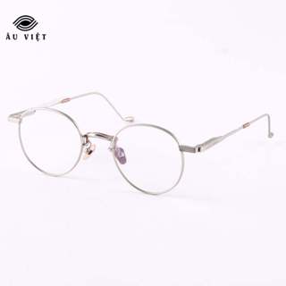 Gọng kính kim loại dáng tròn màu bạc Âu Việt Gentle - Monster Tom 21 Full box