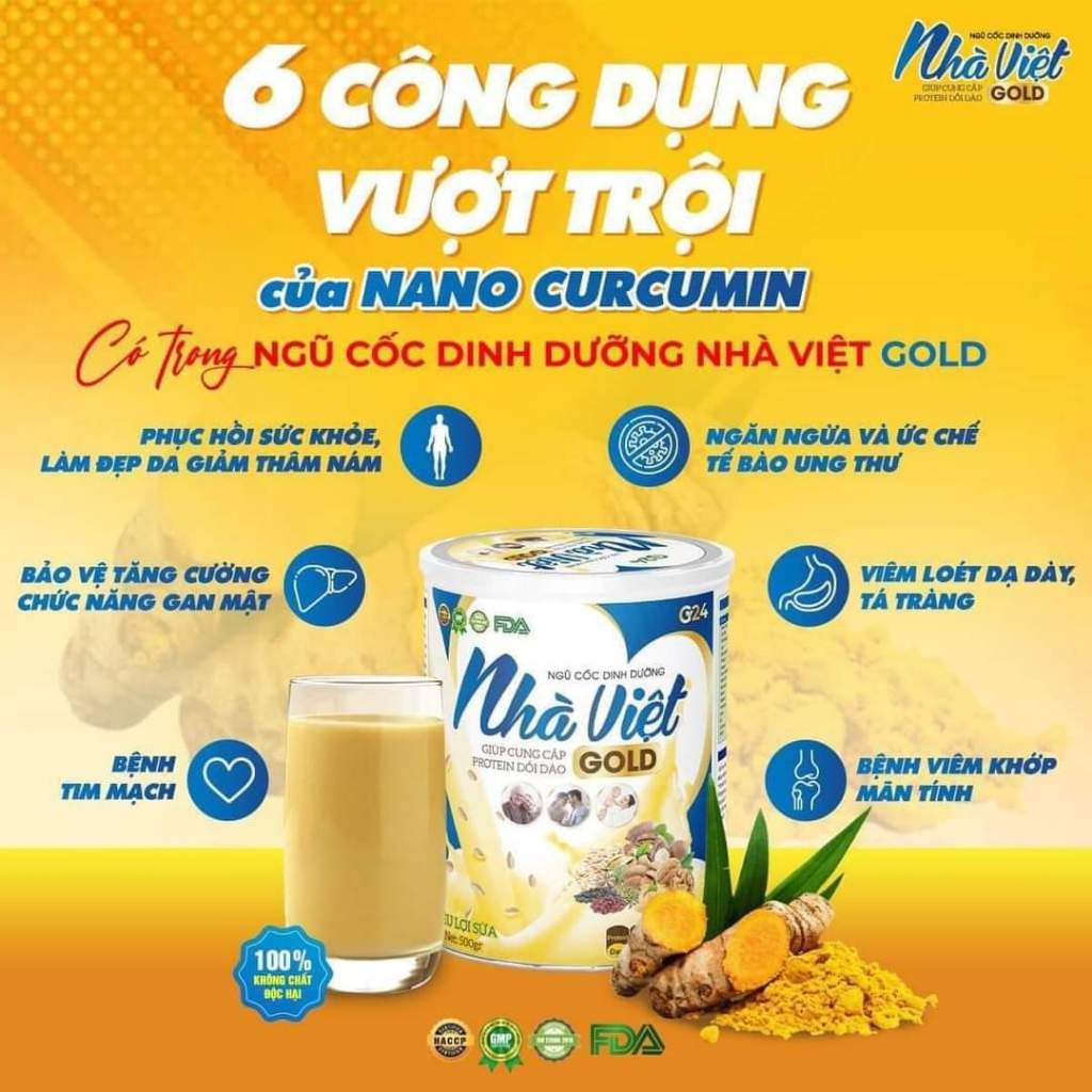 Ngũ Cốc Dinh Dưỡng Nhà Việt Gold Hỗ Trợ Mẹ Sau Sinh, Người Già, Người Tiểu Đường 500gr DATE MỚI