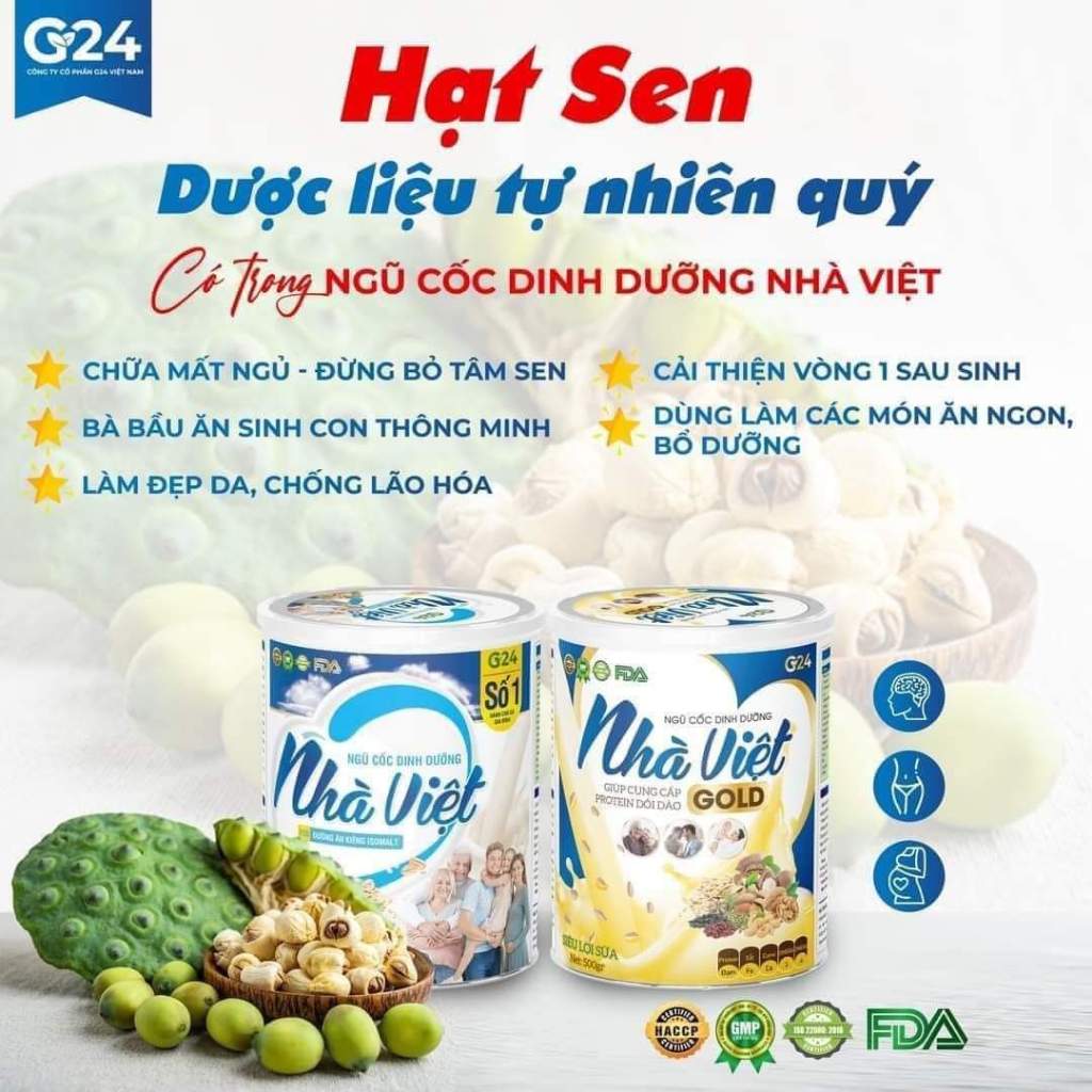 Ngũ Cốc Dinh Dưỡng Nhà Việt Gold Hỗ Trợ Mẹ Sau Sinh, Người Già, Người Tiểu Đường 500gr DATE MỚI