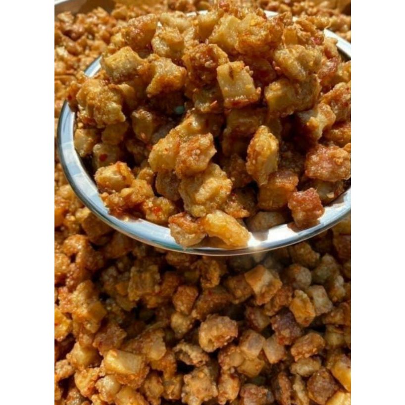 Tóp Mỡ Cháy Tỏi Hành Hủ 500Gram, Da Heo Sốt Mắm, Chân Gà Sốt Chanh Dây / Da Cá / Da Gà  Hàng ngon nhà làm