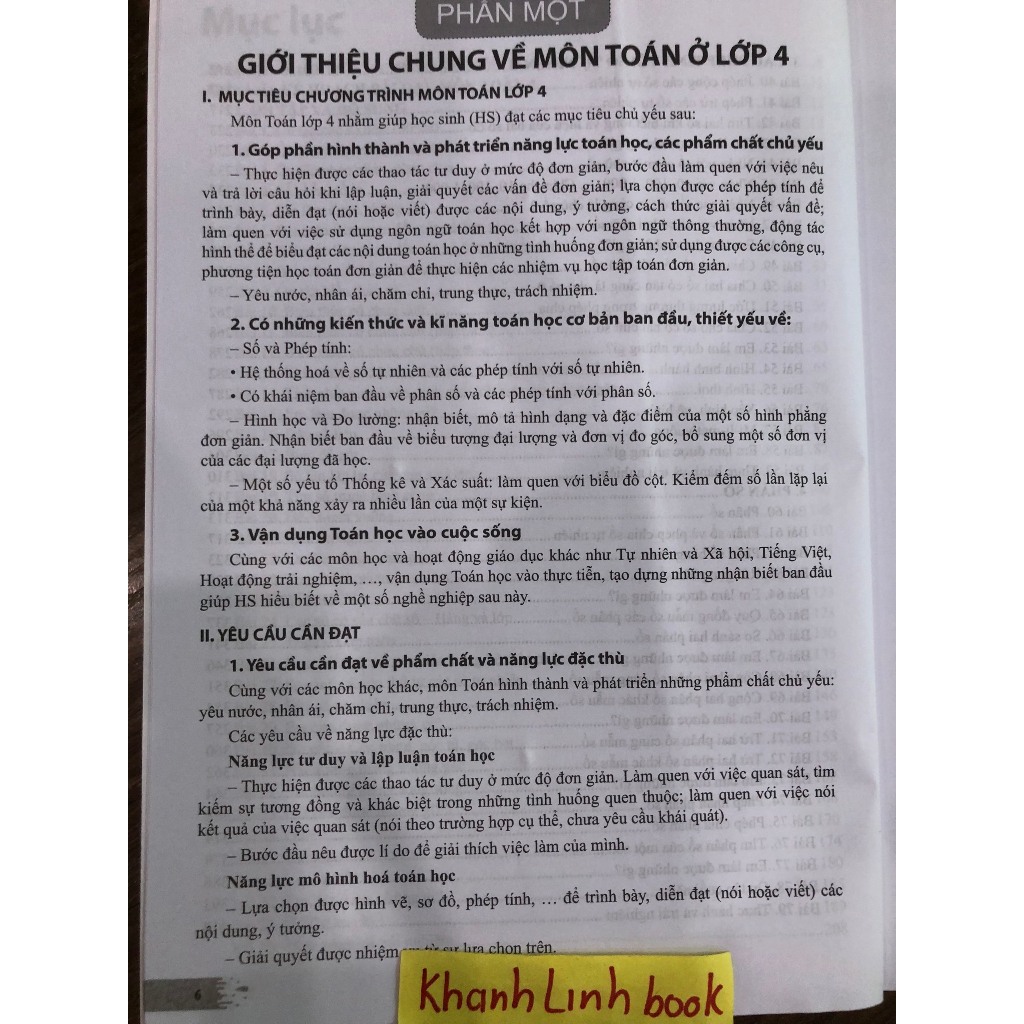 Sách - Kế hoạch bài dạy môn Toán lớp 4