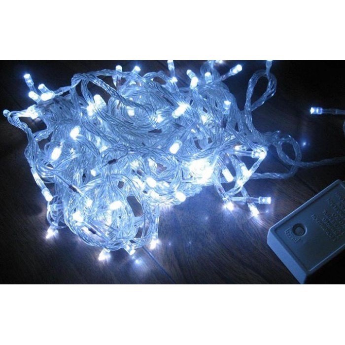 XÀI ĐIỆN-Dây Đèn Led 8M/6M Chớp Nháy Đủ MàuTrang Trí Giáng Sinh, Trang Trí Tết Test trước khi giao