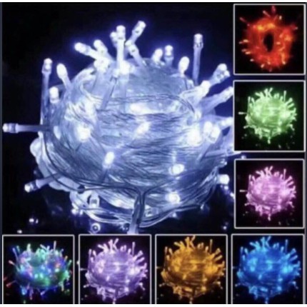 XÀI ĐIỆN-Dây Đèn Led 8M/6M Chớp Nháy Đủ MàuTrang Trí Giáng Sinh, Trang Trí Tết Test trước khi giao